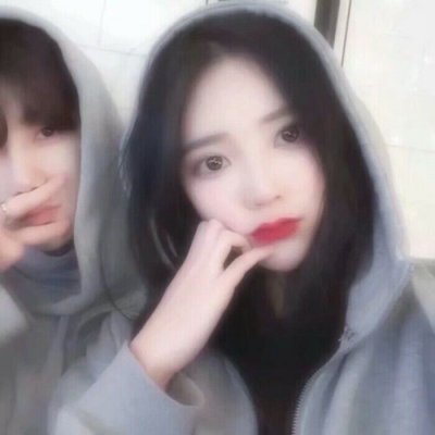 美女頭像情侶唯美8