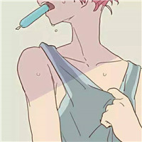 男吸煙黑白頭像動漫14